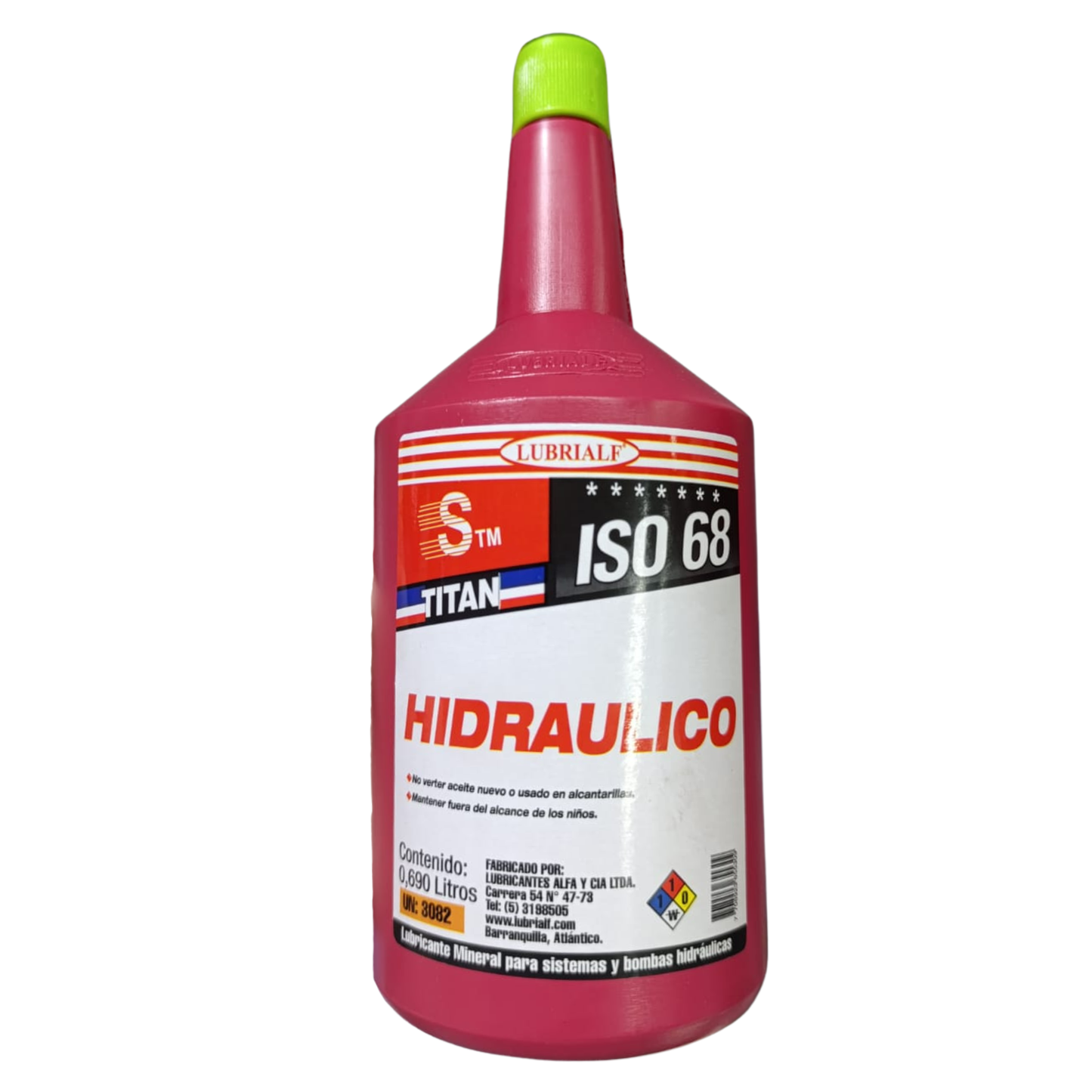 Aceite Hidraulico LUBRIALF ISO 68